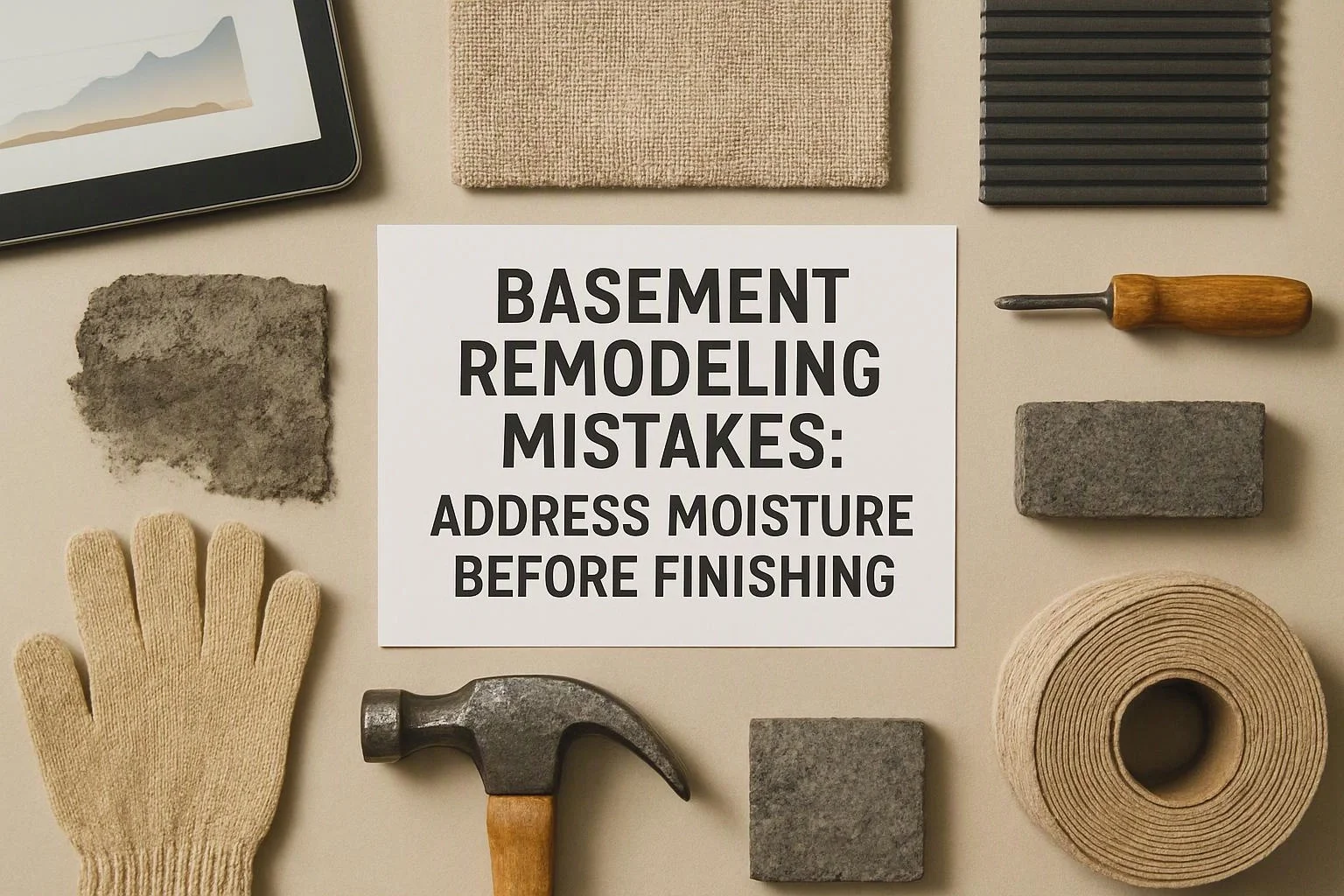 Basement Remodeling Mistakes: Address Moisture Before Finishing