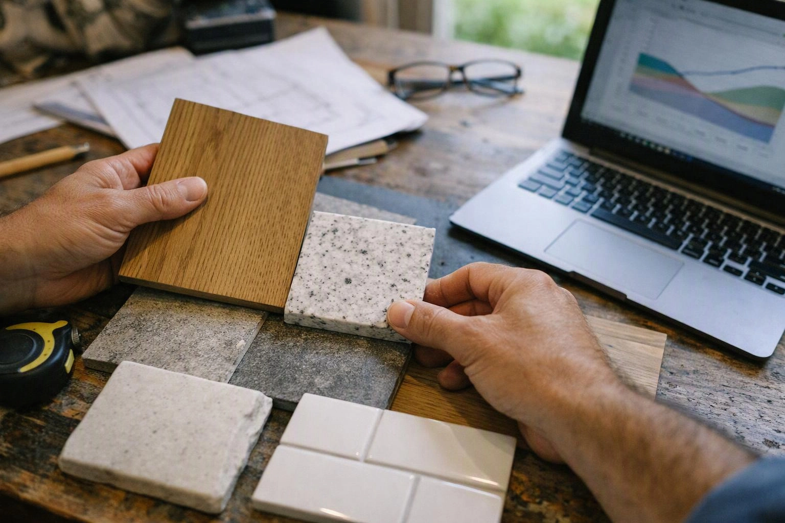 Planning Kitchen Cabinets, Countertops, Backsplash, and Flooring Together