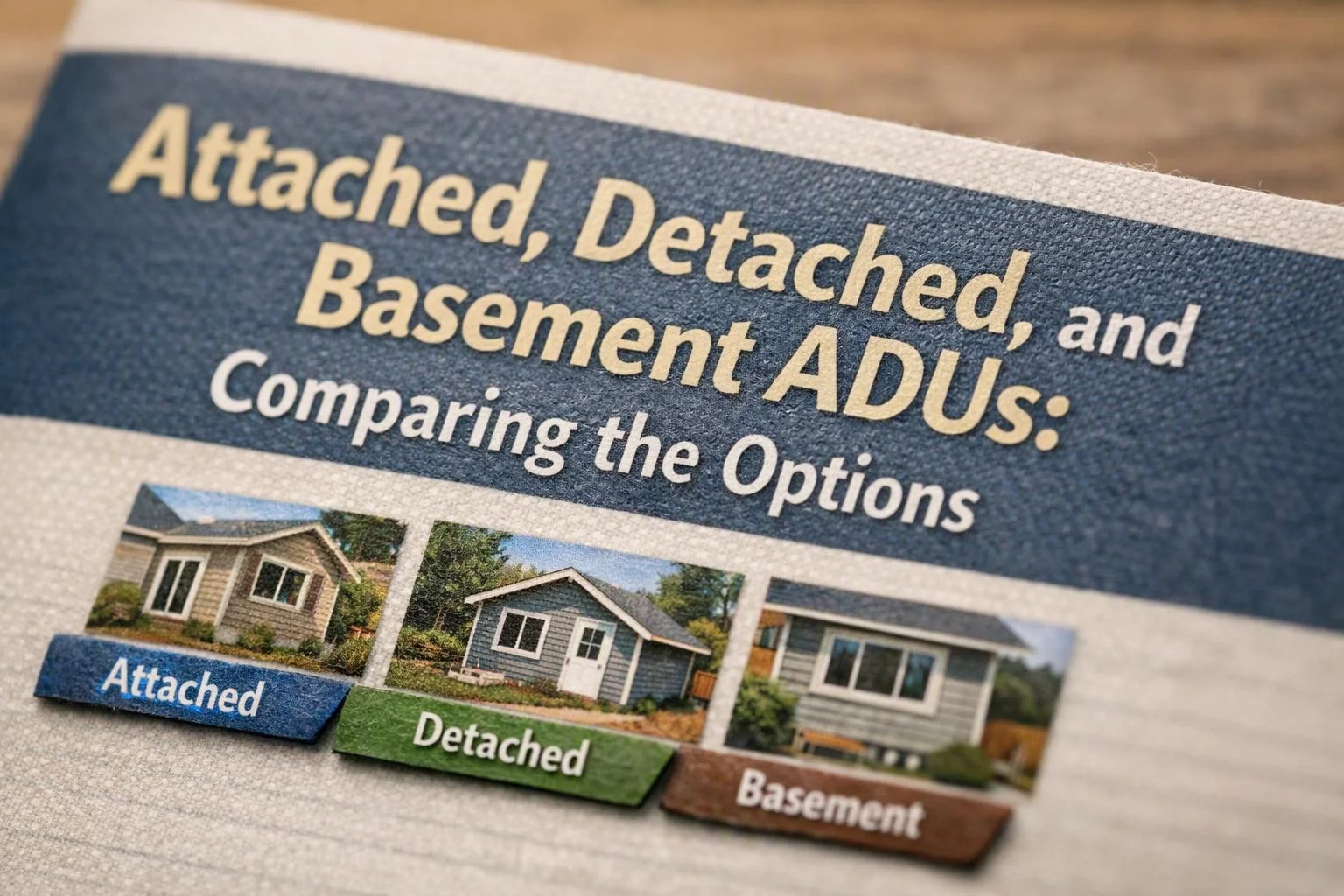 Attached, Detached, and Basement ADUs: Comparing the Options