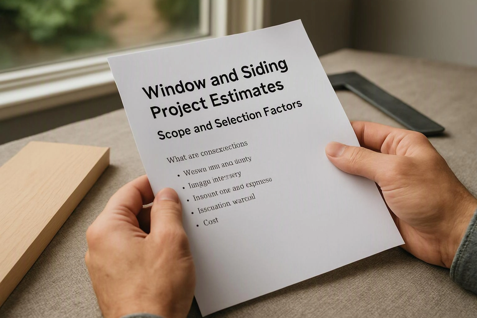 Window and Siding Project Estimates: Scope and Selection Factors in Bellevue, Washington